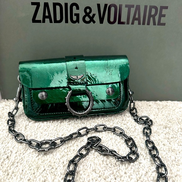 PATENT LEATHER KATE WALLET BAG - Picture 1 of 5